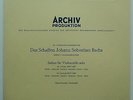 Pierre Fournier: Bach suites for violoncello solo - DGG Archiv 14186