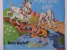 BORIS KARLOFF: The Billy Goats Gruff 45 (art sleeve w/ some wrinkling) Spoken W