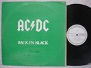 AC/DC BACK IN BLACK GREEN MONO COVER & DIFF LABEL LP