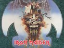 IRON MAIDEN  1988  PICTURE DISC  THE EVIL THAT MEN DO  BAT SHAPED