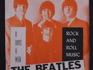BEATLES: Eight Days A Week / Rock And Roll Music 45 (Norway, VG PS) rare Rock &