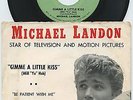 Rare Teen 45 & Pic Sleeve - Michael Landon (Bonanza Star) - Gimme A Little Kiss