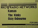 2Lps RADIO only OZZY OSBOURNE Kansas THE KINKS 1984 BEST OF CAPTURED LIVE SHOWS