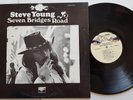 STEVE YOUNG - Seven Bridges Road 1972 Country Folk SSW (LP) + LYRIC INSERT