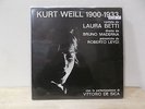LAURA BETTI  Kurt Weill 1900-1933  LP VG+/M- ITA SECONDA EDIZIONE A BUSTA CHIUSA