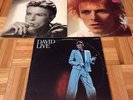 DAVID BOWIE RECORDS ALBUM,CHANGES ONE,SPACE ODDITY, LIVE 12