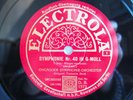 3x 78rpm FREDERICK STOCK conducts MOZART SYMPHONY NO.40 - ELECTROLA