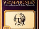 BEETHOVEN 9 SYMPHONIEN HERBERT VON KARAJAN DGG LINEN BOX TULIPS STEREO GREAT