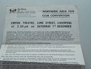 THE BEATLES ORIG  7/12/1963  FLYER FOR BEATLES LIVERPOOL CONCERT & JUKE BOX JURY