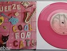 Squeeze - Cool For Cats UK 1979 Dark Pink Vinyl 7