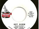 HARVEY SCALES & 7 SOUNDS  funk 45  Get Down / Love-itis - NM