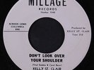 KELLY ST. CLAIR: Don't Look Over Your Shoulder / Darkness On Your Mind 45 Soul