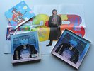 GEORGE HARRISON 1984 UK BOX SET WHEN WE WAS FAB 45 BOX, POSTER, POSTCARD & 45