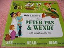 PT- WALT DISNEY'S STORY OF PETER PAN & WENDY  RECORD & BOOK ALBUM   #31898