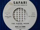 BOB and SHERI Humpty Dumpty Surfer Moon Ltd. Blue Vinyl Promo 45 Brian Wilson EX