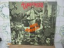 TERRORIZER world downfall  1989 UK LP EARACHE WITH INNER GRINDCORE BEST