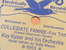 1930s DEPRESSION JAZZ KAY KYSER Collegiate Fanny (HOT HOT Bluebird 5951 E+