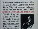 CHARLIE PARKER a night at the five spot SIGNAL S1204 1st. pressing. NM / EX. TOP