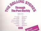 ROLLING STONES - THROUGH THE PAST DARKLY - BLUE VINYL   - LP - RARE