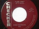 Dale Hawkins LIZA JANE / BACK TO SCHOOL BLUES 1959 Rockabilly 45 Checker 934 VG+