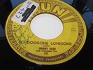 Johnny Cash US Sun 45 So goddam lonesome. Signed
