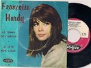 FRANCOISE HARDY - LE TEMPS DE L' AMOUR   GREEK 45 + PS SLEEVE VG++
