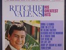 RITCHIE VALENS: His Greatest Hits LP (Mono, white cover, small tear on cover, 3