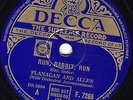 WAR TIME FLANAGAN & ALLEN 78  RUN RABBIT RUN / WASHING ON THE SIEGFRIED LINE  E+