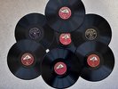 JAZZ 78rpm RECORDS x 7 NEW ORLEAN'S WANDERERS,SIDNEY BECHET,ORIGINAL DIXIELAND 5
