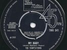 The Temptations - My Baby 45 Tamla Motown TMG541 EX