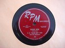 ROCKING BLUES - B.B.KING - BOOGIE ROCK /TALKIN' THE BLUES - RPM 78 IN EX+ COND.