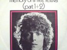 David Bowie - MEMORY OF A FREE FESTIVAL - Dutch P.S - RARE MONO 7'' 1970
