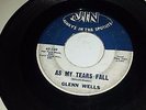 GLENN WELLS As My Tears Fall / In Memory Of Our Love JIN 139 RARE BLUES 45 7