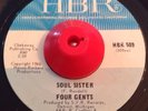 Detroit Funk Northern Soul 45 FOUR GENTS Soul Sister HBR VG++ Breaks Banger