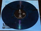 NIRVANA NEVERMIND LP COLOR DARK BLUE MARBLE EFFECT TOP MINT .