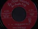 DON BOWMAN: T.v. Commercials 45 Oldies