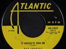 RAY CHARLES: It Should've Been Me / Sinner's Prayer 45 (tiny label tear)