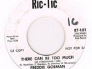 Ric Tic FREDDIE GORMAN There can be too much Rare Demo copy Nothern soul dancer