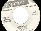JIMI HENDRIX EXPERIENCE - HEAR MONO DJ Promo 45 - PURPLE HAZE & WIND CRIES MARY