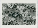 STIFF BADGES rare orig promo photo UK 1979 great PUNK memorabilia 100% genuine