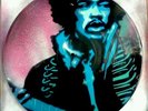 JIMY HENDRIX COLOR design. Handmade Stencil work on vinyls. Made in Australia