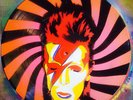 New cut David Bowie design.Stencil artwork on vinyls. Handmade made in Australia