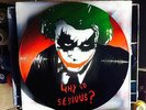 THE JOKER NEW CUT DESIGN. Handmade stencil work on vinyls. Made in AUS