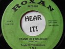 Rare Gospel Breaks Funk Rock 45 TRIALS N' TRIBULATIONS Stand Up For Jesus ROXAN