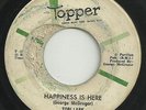 NORTHERN SOUL ORIGINAL-TOPPER RECORDS 1011-TOBI LARK-HAPPINESS IS HERE-45-RARE