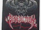 BENEDICTION Transcend The Rubicon Vtg 1993 Woven Patch/aufnäher Death Metal