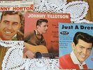 (3) 1959 EP's by Jimmy CLANTON - Johnny TILLOTSON - Johnny HORTON - 45rpm - RARE