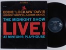 EDDIE DAVIS JOHNNY GRIFFIN JUNIOR MANCE Live The Midnight Show PRESTIGE LP VG+