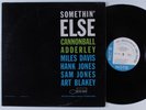 CANNONBALL ADDERLEY MILES DAVIS ET AL Somethin' Else BLUE NOTE LP VG+ mono ny