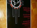 2016 XL Concert-Tour Promo Poster THE SISTERS OF MERCY München+Hamburg+Frankfurt